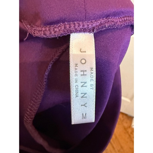 JOHNNYS Purple Skater Skirt Flared A Line Mini Size M 90s Style - Picture 7 of 7